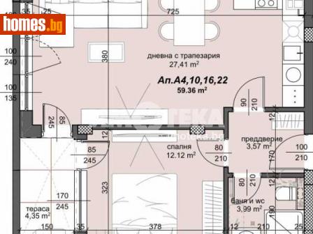 Двустаен, 71m² - Апартамент за продажба - 111033786