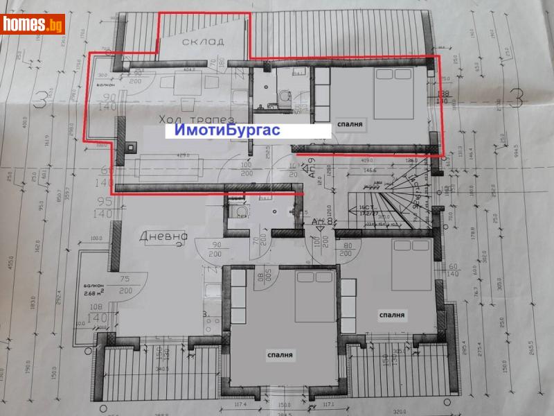 Двустаен, 55m² -  Сарафово, Бургас - Апартамент за продажба - Имоти Бургас ЕООД - 111035711