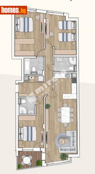 Четиристаен, 149m² - Кв. Кръстова Вада, София - Апартамент за продажба - МИРЕЛА - 111050014