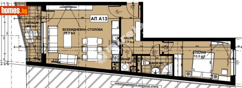 Двустаен, 81m² - Кв. Кръстова Вада, София - Апартамент за продажба - МИРЕЛА - 111050049