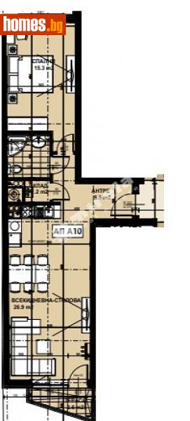 Двустаен, 77m² - Кв. Кръстова Вада, София - Апартамент за продажба - МИРЕЛА - 111050056