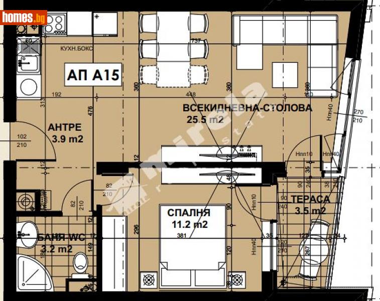 Двустаен, 67m² - Кв. Кръстова Вада, София - Апартамент за продажба - МИРЕЛА - 111050065