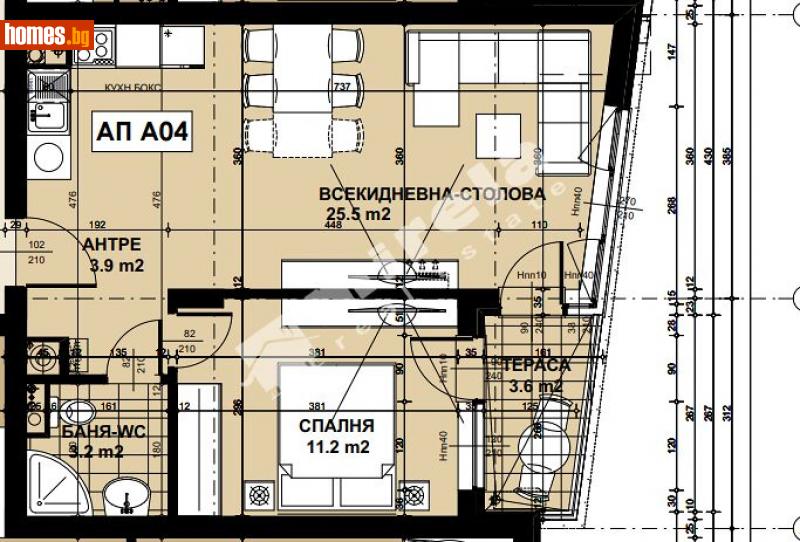 Двустаен, 67m² - Кв. Кръстова Вада, София - Апартамент за продажба - МИРЕЛА - 111050086