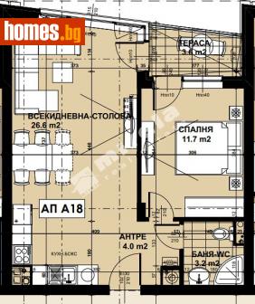 Двустаен, 69m² - Апартамент за продажба - 111050205