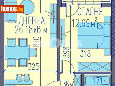 Двустаен, 71m² - Апартамент за продажба - 111050344