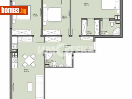 Многостаен, 136m² - Апартамент за продажба - 111066761