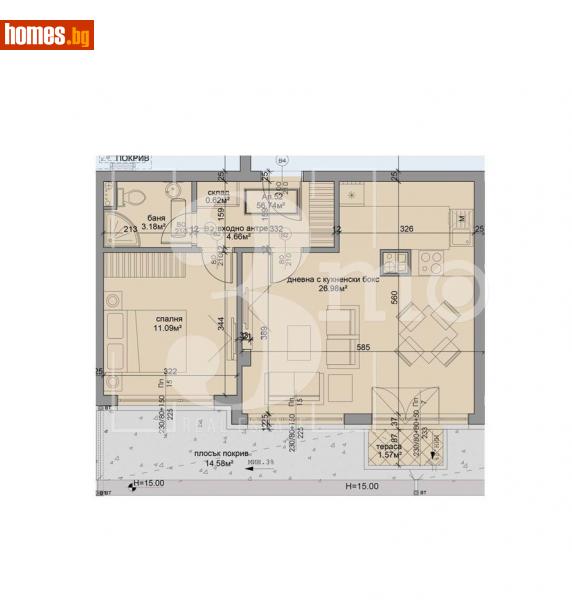 Двустаен, 82m² - Жк. Дружба 1, София - Апартамент за продажба - 3mo недвижими имоти - 111152131