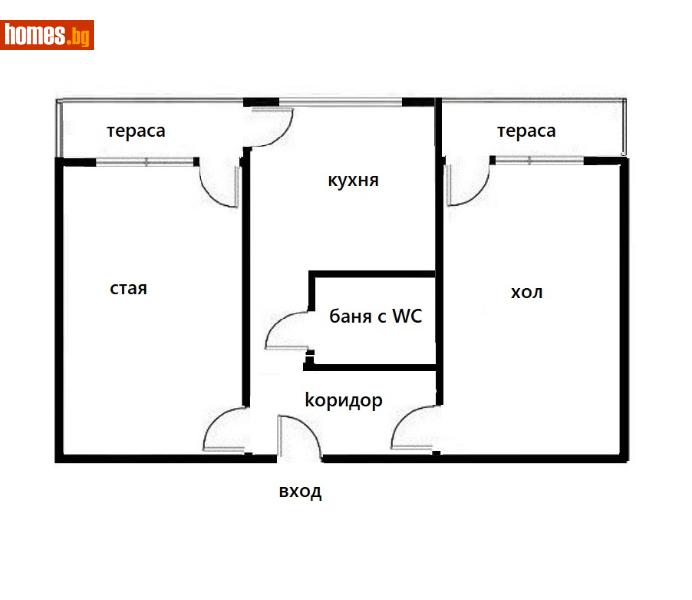 Двустаен, 66m² - Жк. Надежда 3, София - Апартамент за продажба - BG Broker - 111181526