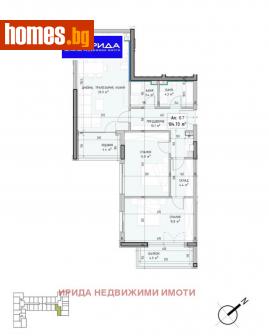 Тристаен, 124m² - Апартамент за продажба - 111204512