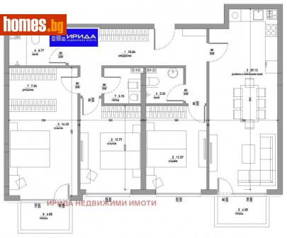 Четиристаен, 153m² - Апартамент за продажба - 111204784