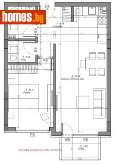 Двустаен, 75m² - Апартамент за продажба - 111204789