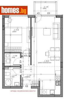 Двустаен, 76m² - Апартамент за продажба - 111204804