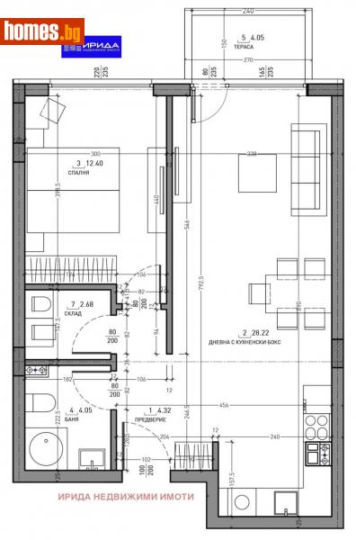 Двустаен, 76m² - Кв. Малинова Долина, София - Апартамент за продажба - Ирида - 111204804