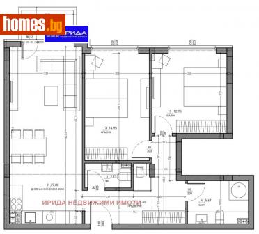 Тристаен, 109m² - Апартамент за продажба - 111204813