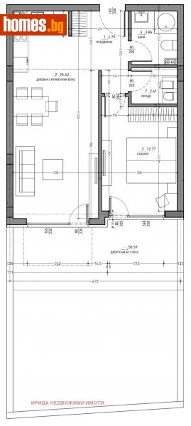 Двустаен, 70m² - Кв. Малинова Долина, София - Апартамент за продажба - Ирида - 111204819