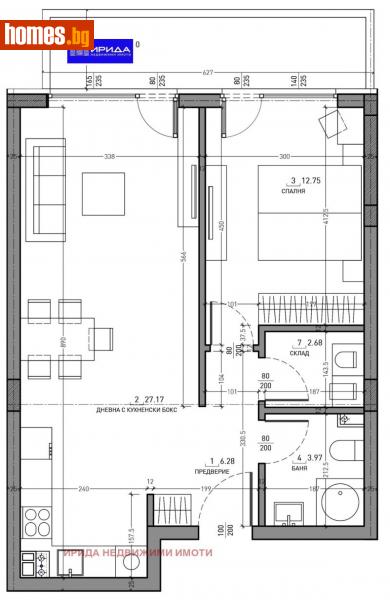 Двустаен, 84m² - Кв. Малинова Долина, София - Апартамент за продажба - Ирида - 111204837