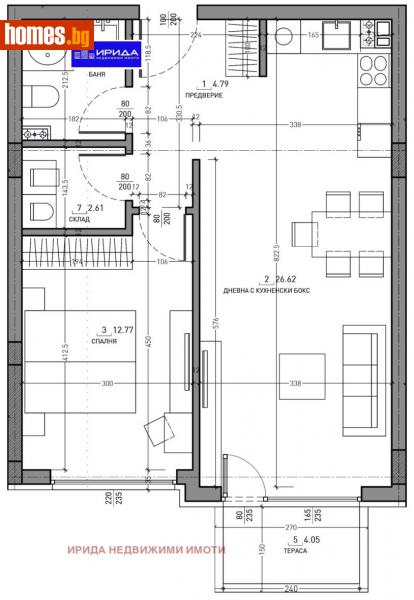 Двустаен, 75m² - Кв. Малинова Долина, София - Апартамент за продажба - Ирида - 111204857