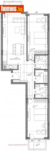 Тристаен, 131m² - Кв. Малинова Долина, София - Апартамент за продажба - Ирида - 111204858