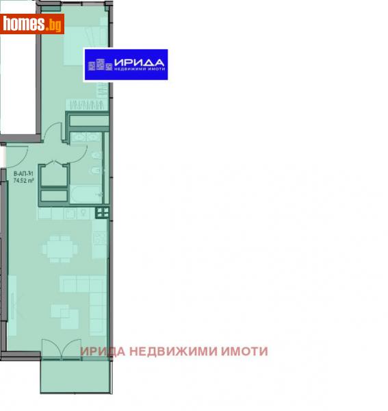 Двустаен, 87m² -  Оборище, София - Апартамент за продажба - Ирида - 111205096