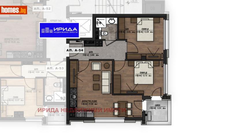 Тристаен, 85m² - Жк. Младост 1, София - Апартамент за продажба - Ирида - 111205367