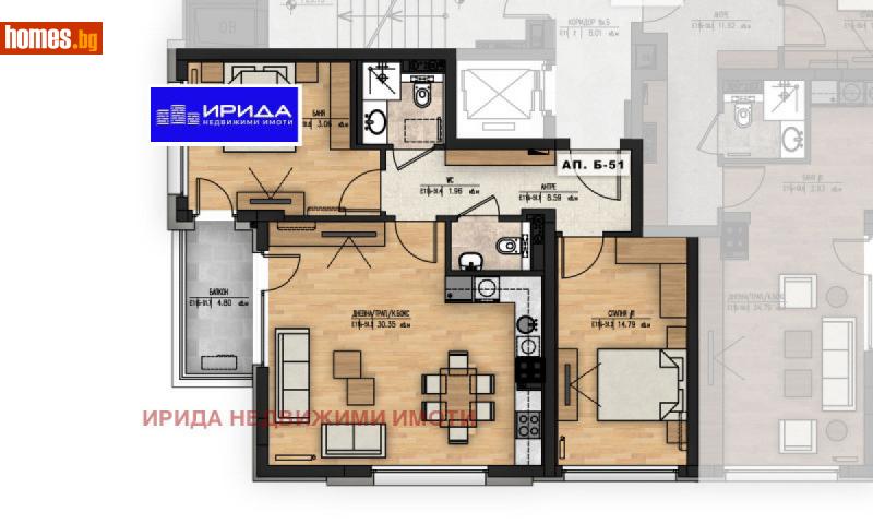 Тристаен, 110m² - Жк. Младост 1, София - Апартамент за продажба - Ирида - 111205370