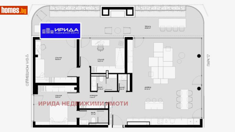 Четиристаен, 245m² - Жк. Овча Купел, София - Апартамент за продажба - Ирида - 111205676