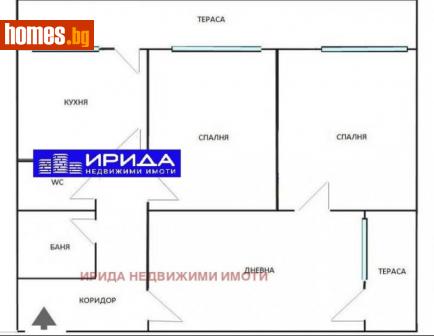 Тристаен, 84m² - Апартамент за продажба - 111206238