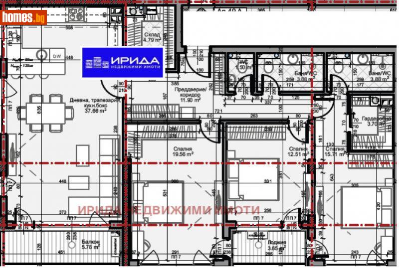 Четиристаен, 168m² - Жк. Младост 4, София - Апартамент за продажба - Ирида - 111206282