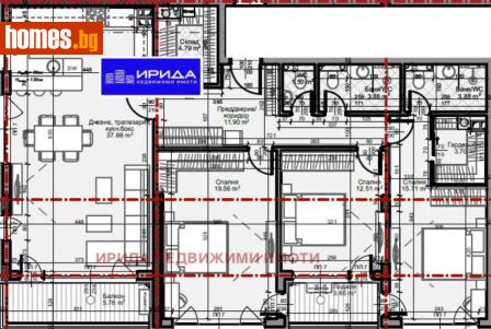 Четиристаен, 168m² - Апартамент за продажба - 111206286