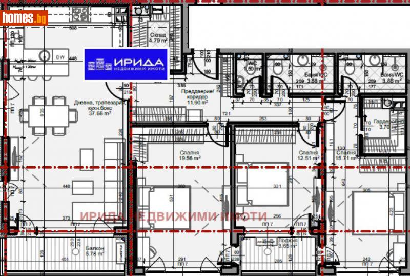 Четиристаен, 168m² - Жк. Младост 4, София - Апартамент за продажба - Ирида - 111206286