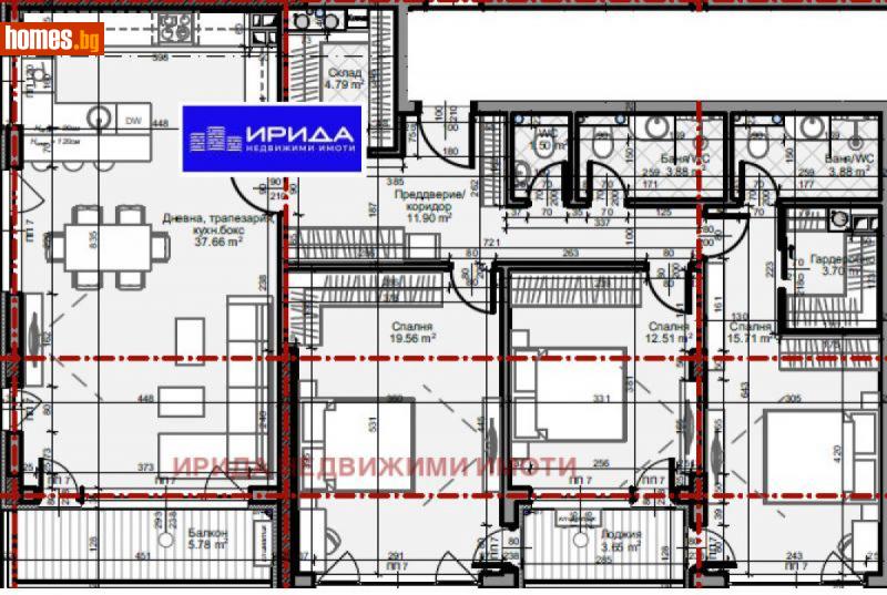 Четиристаен, 168m² - Жк. Младост 4, София - Апартамент за продажба - Ирида - 111206290