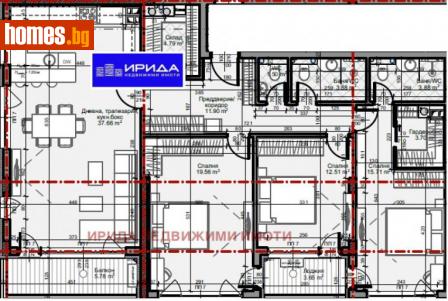 Четиристаен, 168m² - Апартамент за продажба - 111206294