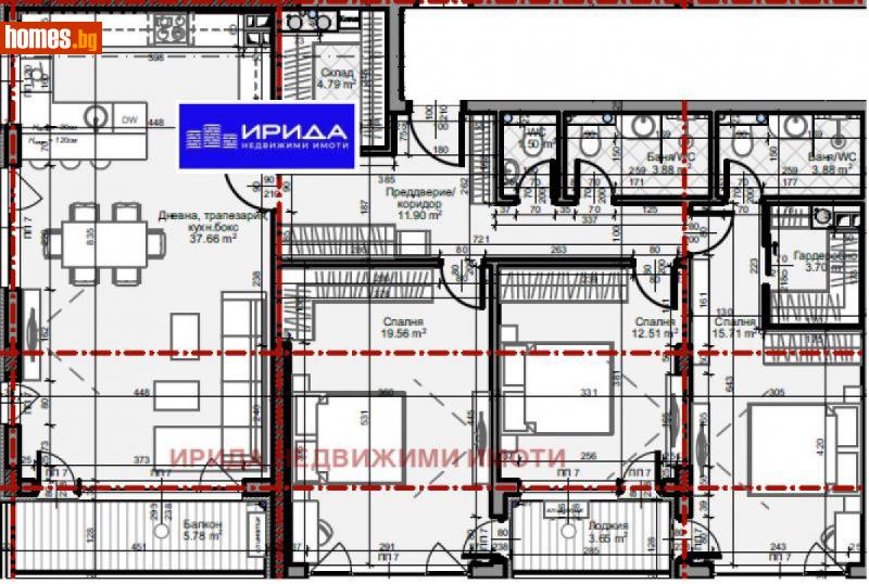 Четиристаен, 168m² - Жк. Младост 4, София - Апартамент за продажба - Ирида - 111206294