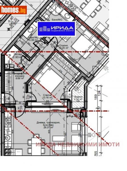 Тристаен, 102m² - Жк. Младост 4, София - Апартамент за продажба - Ирида - 111206455