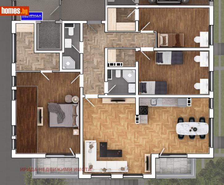 Четиристаен, 253m² - Жк. Лозенец, София - Апартамент за продажба - Ирида - 111206666