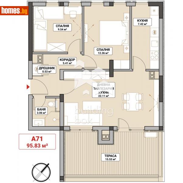 Тристаен, 115m² - Жк. Младост 4, София - Апартамент за продажба - Билдинг Бокс - 111216755