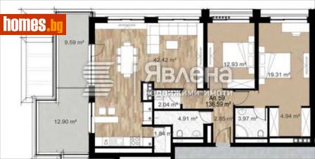 Тристаен, 165m² - Апартамент за продажба - 111223041