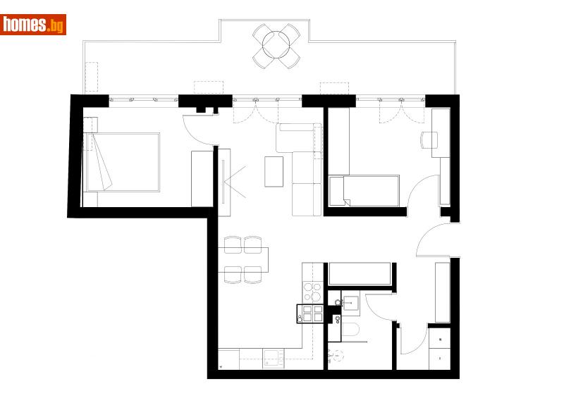 Тристаен, 94m² - Жк. Зона Б5, София - Апартамент за продажба - ДЮЛГЕРОВА БГ ЕООД - 111252579