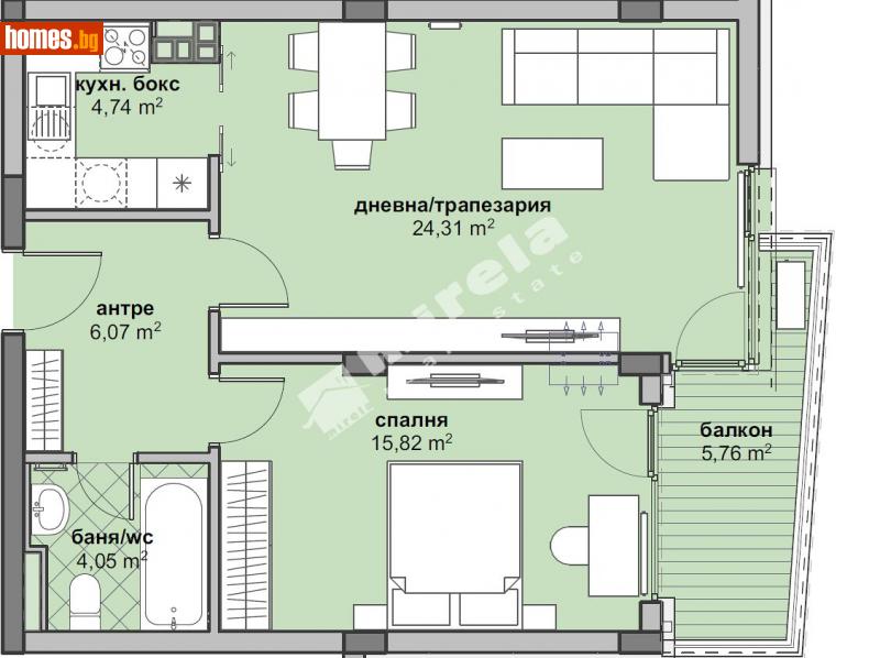 Двустаен, 83m² - София, София - град - Апартамент за продажба - МИРЕЛА - 111281375