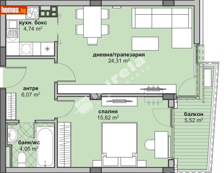 Двустаен, 83m² - София, София - град - Апартамент за продажба - МИРЕЛА - 111281377