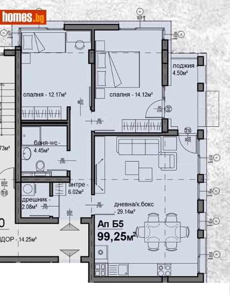 Тристаен, 99m² - Жк. Люлин 5, София - Апартамент за продажба - Титан Пропъртис - 111300286