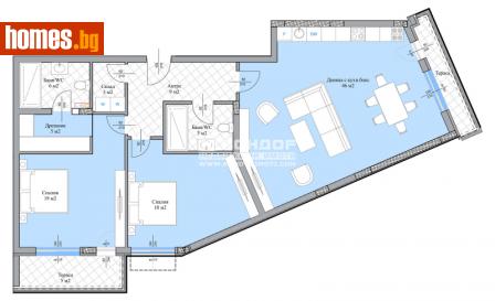 Тристаен, 153m² - Апартамент за продажба - 111367566