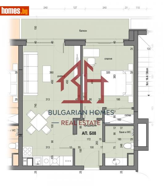 Двустаен, 80m² - Жк. Славия, София - Апартамент за продажба - Bulgarian Homes - 111392868