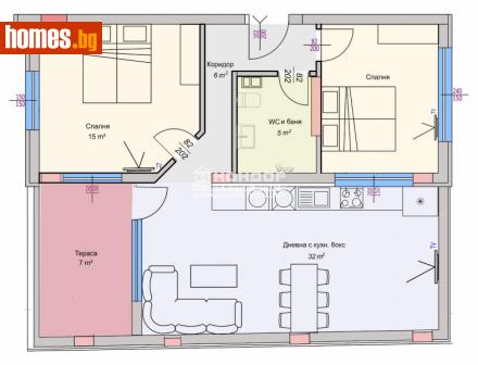 Тристаен, 106m² - Апартамент за продажба - 111447142