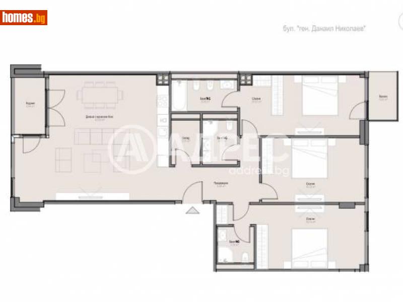 Многостаен, 181m² -  Оборище, София - Апартамент за продажба - АДРЕС НЕДВИЖИМИ ИМОТИ - 111461486