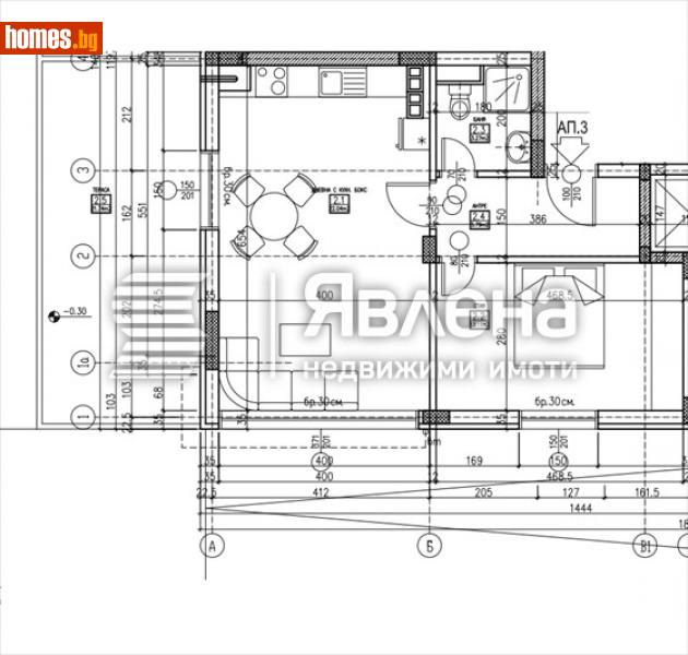 Двустаен, 71m² - Кв. Малинова Долина, София - Апартамент за продажба - ЯВЛЕНА - 111462927