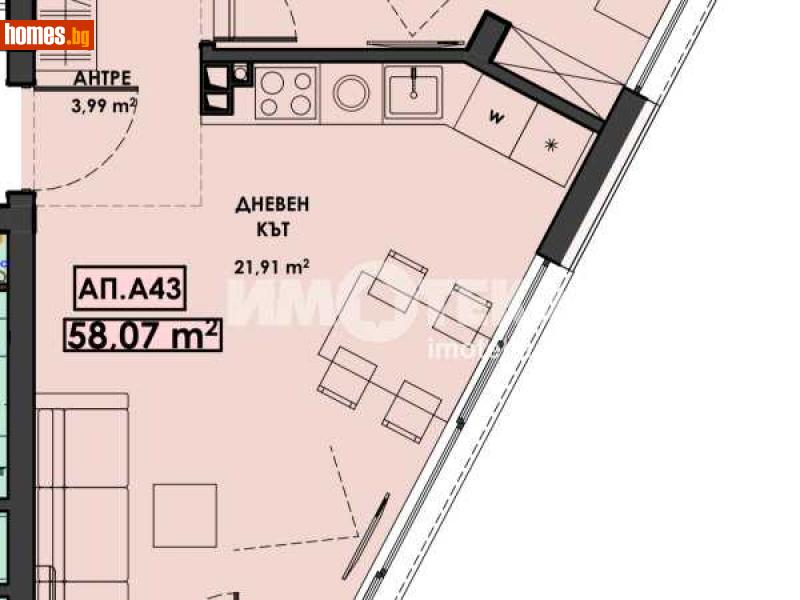 Двустаен, 71m² - Жк. Христо Смирненски, Пловдив - Апартамент за продажба - ИМОТЕКА АД - 111478021