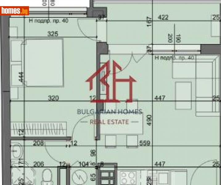 Двустаен, 56m² - Жк. Хаджи Димитър, София - Апартамент за продажба - Bulgarian Homes - 111504806