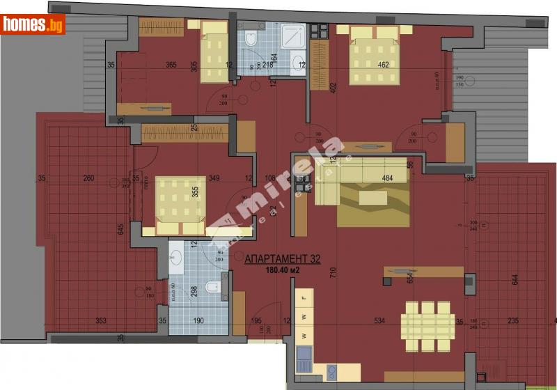 Четиристаен, 180m² - Жк. Банишора, София - Апартамент за продажба - МИРЕЛА - 111554418