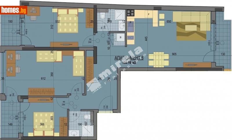 Четиристаен, 150m² - Жк. Банишора, София - Апартамент за продажба - МИРЕЛА - 111554433